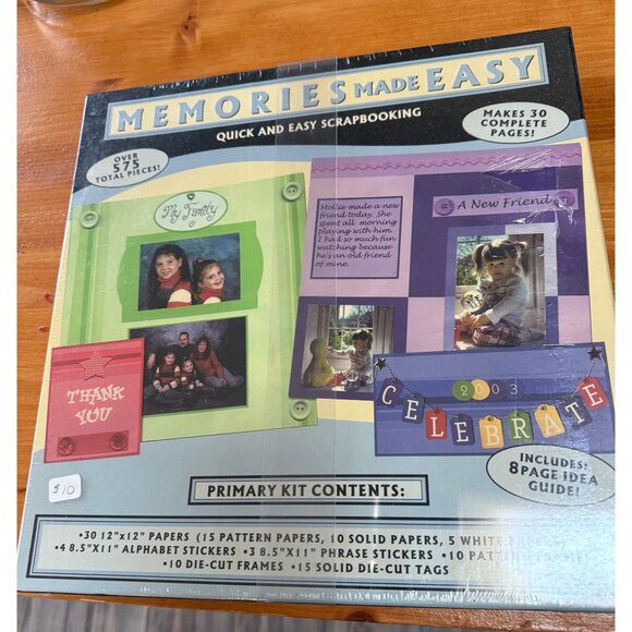 Memories Made Easy Quick And Easy Scrapbooking Kit Set Over 575 Pieces Brand New - Picture 1 of 4